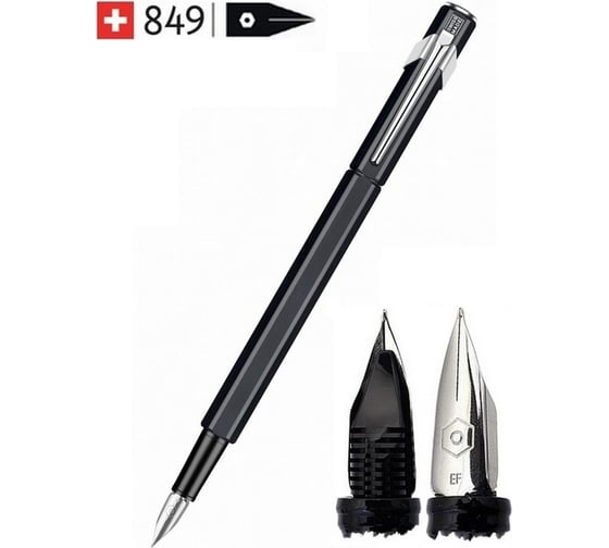 Перьевая ручка Caran d’Ache Перьевая ручка Carandache Office 849 Classic - Matte Black B 843.009