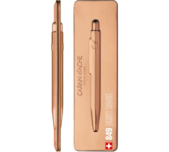 Шариковая ручка Caran d’Ache Carandache Office 849 Brut Rose - шариковая ручка, M 849.997