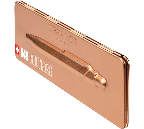 Шариковая ручка Caran d’Ache Carandache Office 849 Brut Rose - шариковая ручка, M 849.997