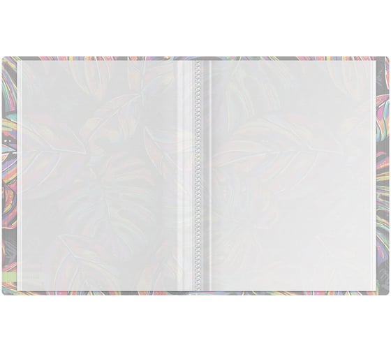 Папка с 30 вкладышами Berlingo Neon Paradise, 17 мм, 600 мкм, с внутр. карманом, с рисунком DB4_30081
