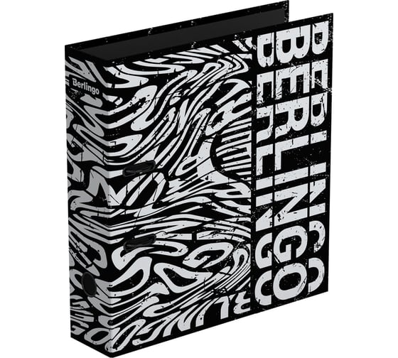 Папка-регистратор Berlingo Monochrome, 80 мм, ламинированная, с рисунком AMl80S01 1