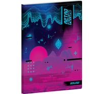 Папка на 2 кольцах Berlingo Retro Future 24 мм, 600 мкм, с рисунком, D-кольца, с внутр. карманом RB4_2DS08