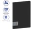 Папка с 30 вкладышами Berlingo Soft Touch, 17 мм, 700 мкм, черная, с внутр. карманом DB4_30980 2