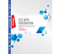 Папка-вкладыш Berlingo с цветным корешком, А4, 30 мкм, глянцевая, ассорти S10301