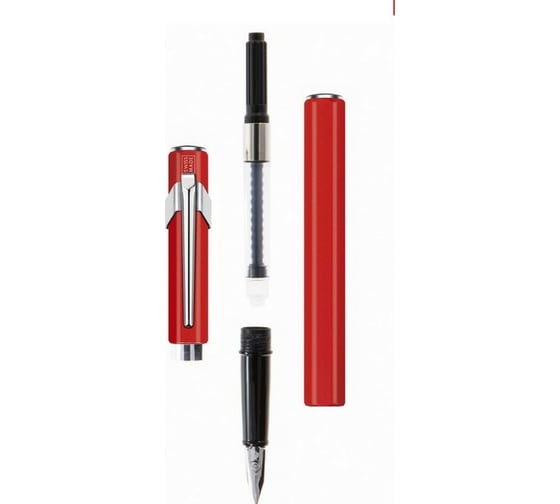 Перьевая ручка Caran d’Ache Carandache Office 849 Classic Seasons Greetings - Red M, подарочная 840.570