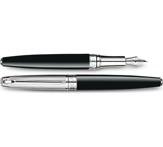 Перьевая ручка Caran d’Ache Перьевая ручка Carandache Leman - Bicolor Black Lacquer SP F 4799.279