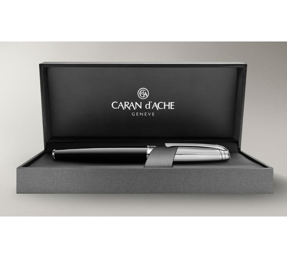 Перьевая ручка Caran d’Ache Перьевая ручка Carandache Leman - Bicolor Black Lacquer SP F 4799.279
