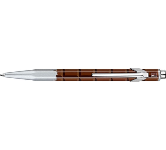 Шариковая ручка Caran d’Ache Carandache Office Essentialy Swiss - Chocolate M, металлическая 849.752