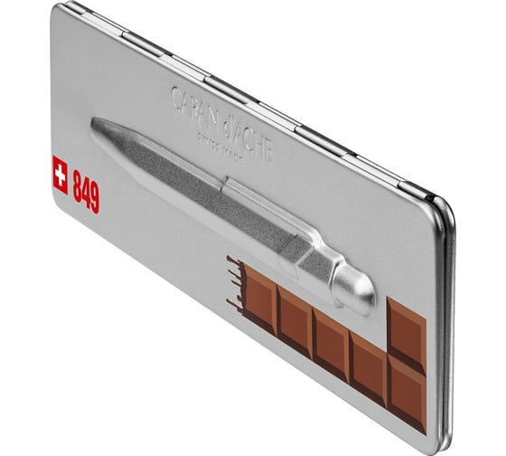Шариковая ручка Caran d’Ache Carandache Office Essentialy Swiss - Chocolate M, металлическая 849.752