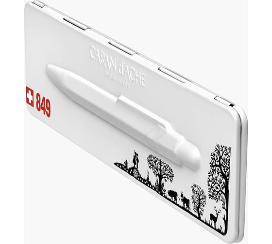 Шариковая ручка Caran d’Ache Carandache Office 849 Pop Line - Totally Swiss M 849.754