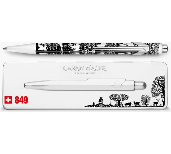 Шариковая ручка Caran d’Ache Carandache Office 849 Pop Line - Totally Swiss M 849.754