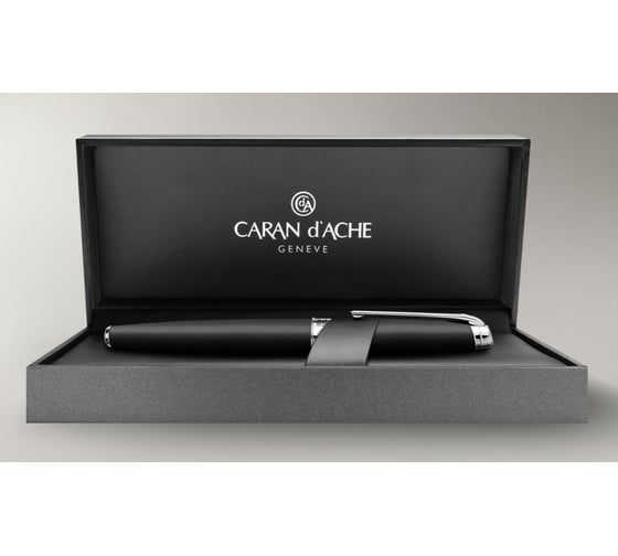 Шариковая ручка Caran d’Ache Carandache Leman - Black Matte SP F 4789.496