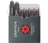 Чернила Caran d’Ache Carandache темно-красный, 6 шт в упаковке 8021.070
