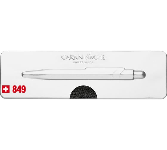 Шариковая ручка Caran d’Ache Carandache Office 849 Pop Line - Metallic Black M 849.809