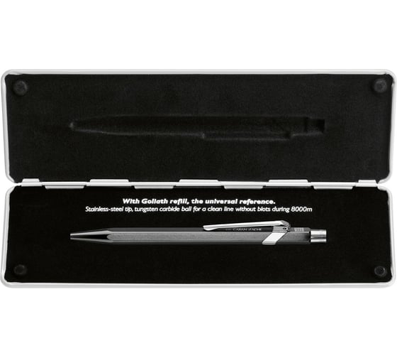 Шариковая ручка Caran d’Ache Carandache Office 849 Pop Line - Metallic Black M 849.809