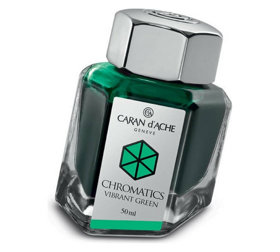 Чернила Caran d’Ache Carandache зеленые, 50 мл 8011.210