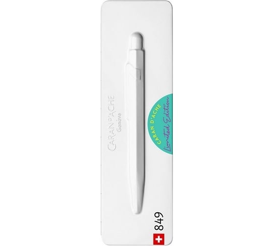 Шариковая ручка Caran d’Ache Carandache Office 849 Claim your style - Turquoise M 849.544