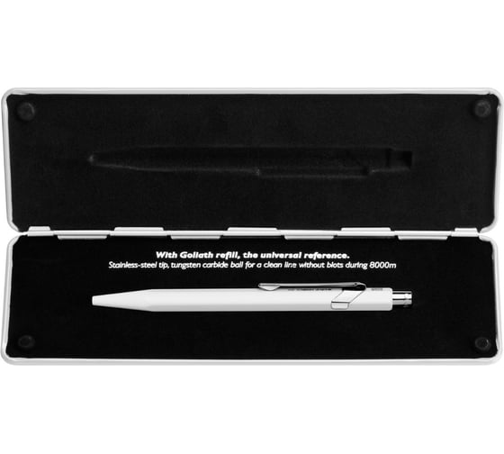 Шариковая ручка Caran d’Ache Carandache Office 849 Pop Line - White M 849.502