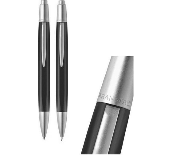 Шариковая ручка Caran d’Ache Carandache Office Alchemix - Carbone/Chrome M 4880.496
