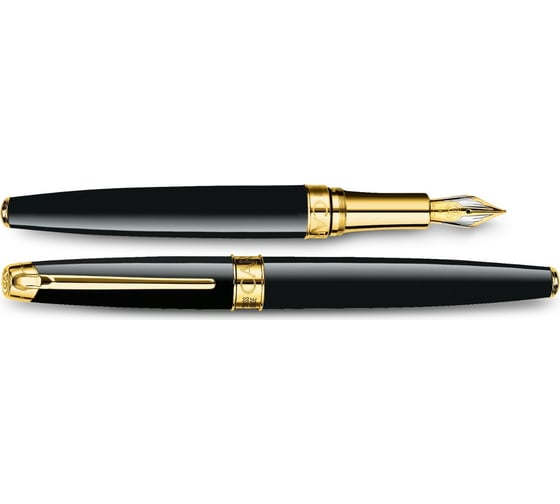 Перьевая ручка Caran d’Ache Перьевая ручка Carandache Leman - Ebony Black Lacquer GP F 4799.272