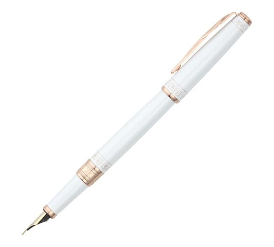 Перьевая ручка Pierre Cardin Secret Business - White with ornament, M PCA1063FP