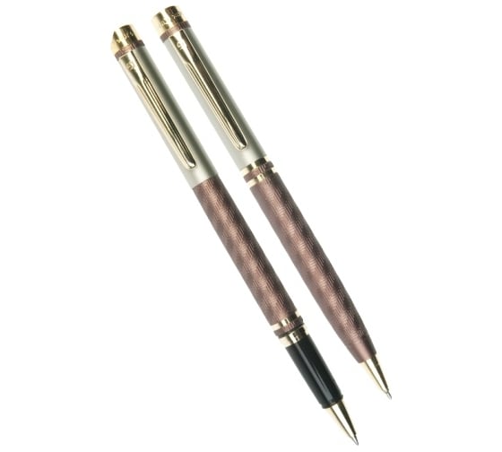 Подарочный набор Pierre Cardin Pen&Pen - Matte Brown, шариковая ручка + ручка-роллер, M PC0824BP/RP 1