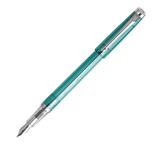 Перьевая ручка Pierre Cardin I-share - Turquoise/Transparent, M PC4213FP