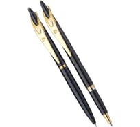 Подарочный набор Pierre Cardin Pen&Pen - Lacquered Black GT, шариковая ручка + ручка-роллер, M PC0839BP/RP