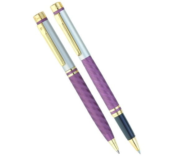 Подарочный набор Pierre Cardin Pen&Pen - Matte Violet, шариковая ручка + ручка-роллер, M PC0861BP/RP 1