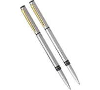 Подарочный набор Pierre Cardin Pen&Pen - Silver, ручка шариковая + ручка роллер PC0980BP/RP