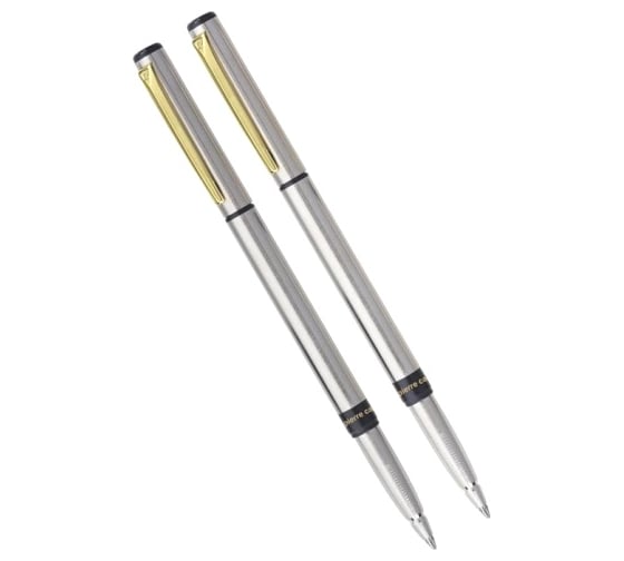 Подарочный набор Pierre Cardin Pen&Pen - Silver, ручка шариковая + ручка роллер PC0980BP/RP 1