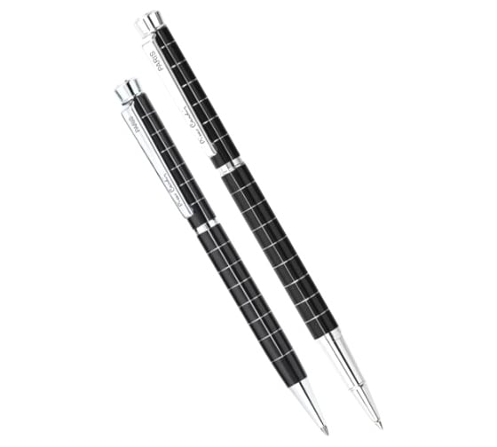 Подарочный набор Pierre Cardin Pen&Pen - Black, ручка шариковая + ручка роллер PC0950BP/RP