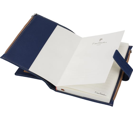 Записная книжка Pierre Cardin синяя в обложке 21,5х15,5х3,5 см PC190-F04-2