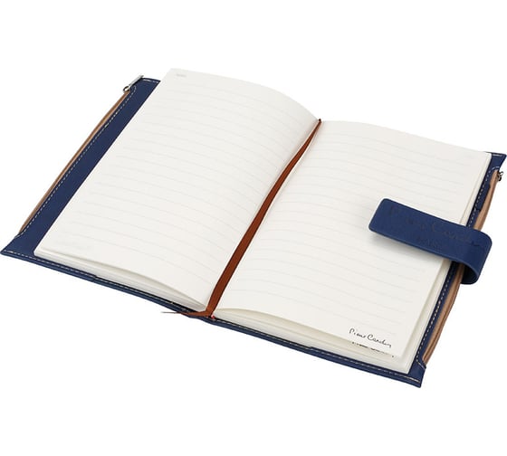 Записная книжка Pierre Cardin синяя в обложке 21,5х15,5х3,5 см PC190-F04-2