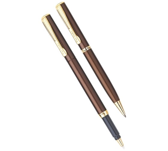 Подарочный набор Pierre Cardin Pen&Pen - Brown, шариковая ручка, ручка-роллер, M PC0866BP/RP 1