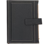 Записная книжка Pierre Cardin черная в обложке, 21,5х15,5х3,5 см PC190-F04-1