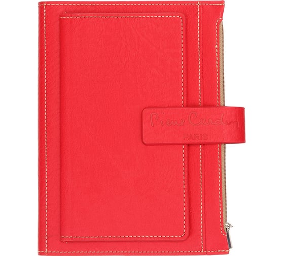Записная книжка Pierre Cardin красная в обложке 21,5х15,5х3,5 см PC190-F04-3