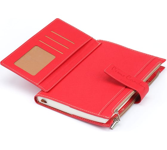 Записная книжка Pierre Cardin красная в обложке 21,5х15,5х3,5 см PC190-F04-3
