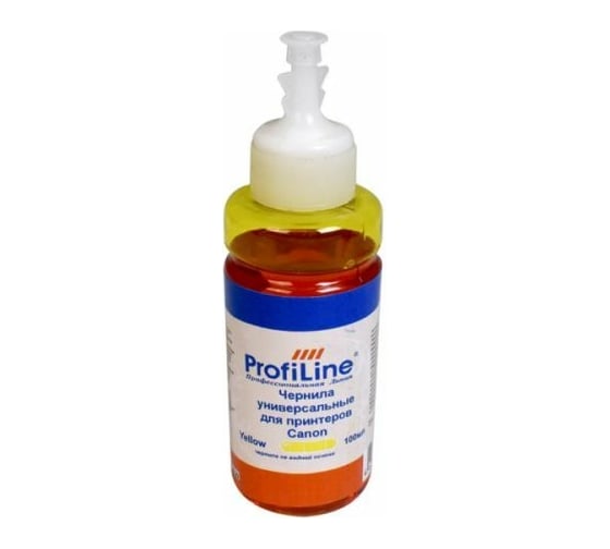 Чернила ProfiLine PL-CL 41/CL 51/CL 511/CL 513 для Canon Yellow 100 мл PL_INK_CL-41_Y_100ml 1