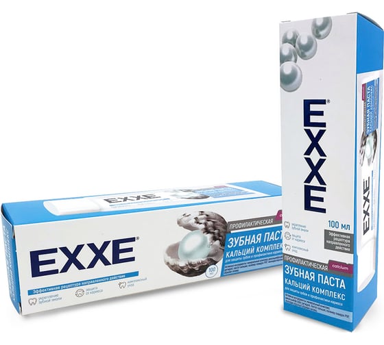 Зубная паста EXXE Комплекс от кариеса, кальций, 100 мл 219594
