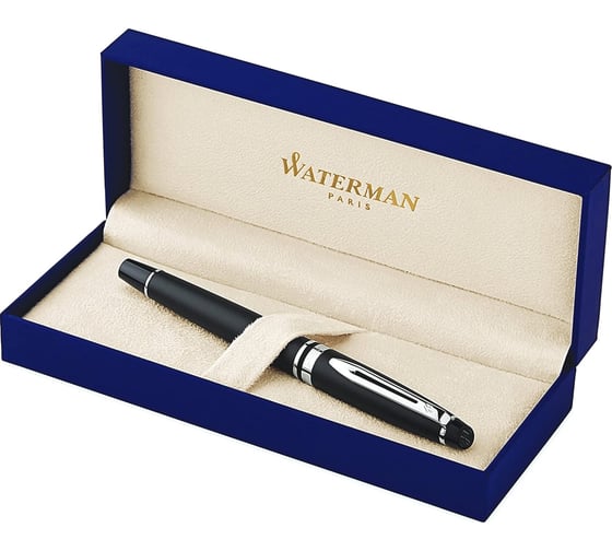 Ручка-роллер Waterman Expert - Matte Black CT F, BL S0951880