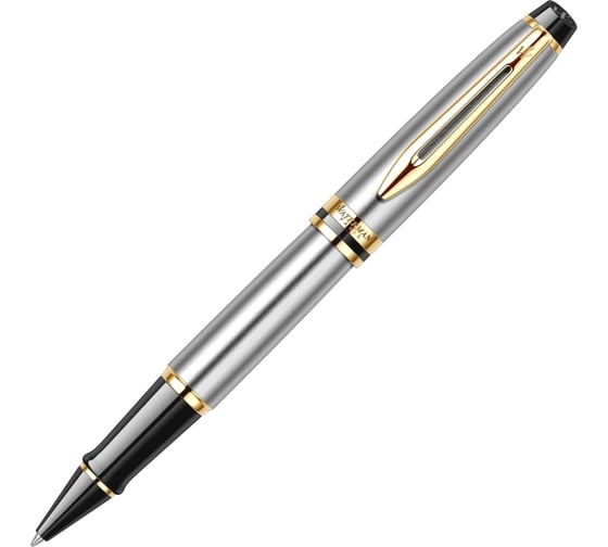 Ручка-роллер Waterman Expert - Stainless Steel GT, F BL S0951980