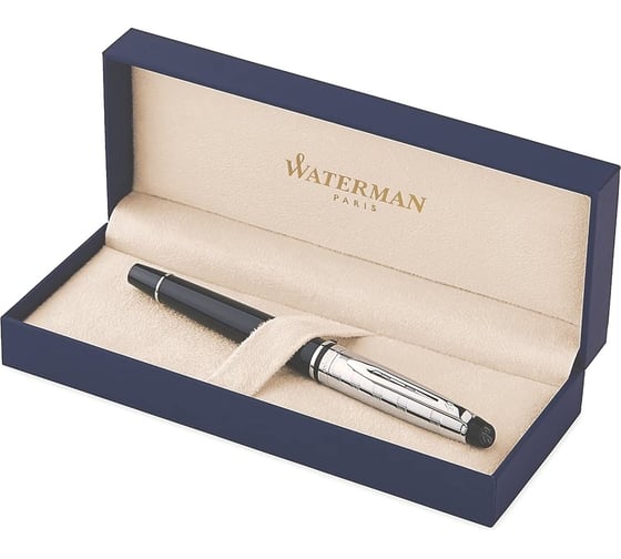 Ручка-роллер Waterman Expert - Deluxe Black CT F, BL S0952340