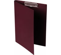Папка-планшет Expert Complete PVC с крышкой мет прижим A4 2бордовый уп. 25шт. 605946