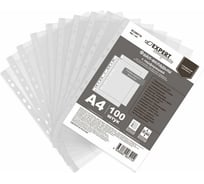 Файл-вкладыш Expert Complete A4 25 мкм глянцевый прозрачный уп.100 шт 605083