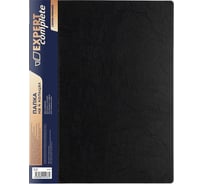 Папка Expert Complete на 4 О-кольцах, A4, 700 мкм, 25 мм, волокно, d - 17 мм, черный уп. 4шт. 588611