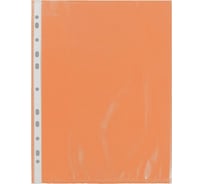 Файл-вкладыш Expert Complete цветной A4 35 мкм матовый оранжевый уп.50 шт 628081