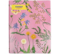 Папка Expert Complete на резинке, A4, 450 мкм, 35 мм, песок №01 - Цветочки, уп. 5 шт. 647669
