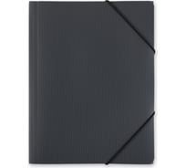 Папка Expert Complete на резинке, A4, 35 мм, PRISMA, серый, уп. 5 шт. 678193