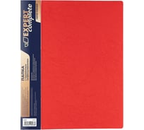 Папка с пружинным скоросшивателем Expert Complete A4, 700 мкм, 20 мм, волокно, красный, упаковка 4 штуки 588606